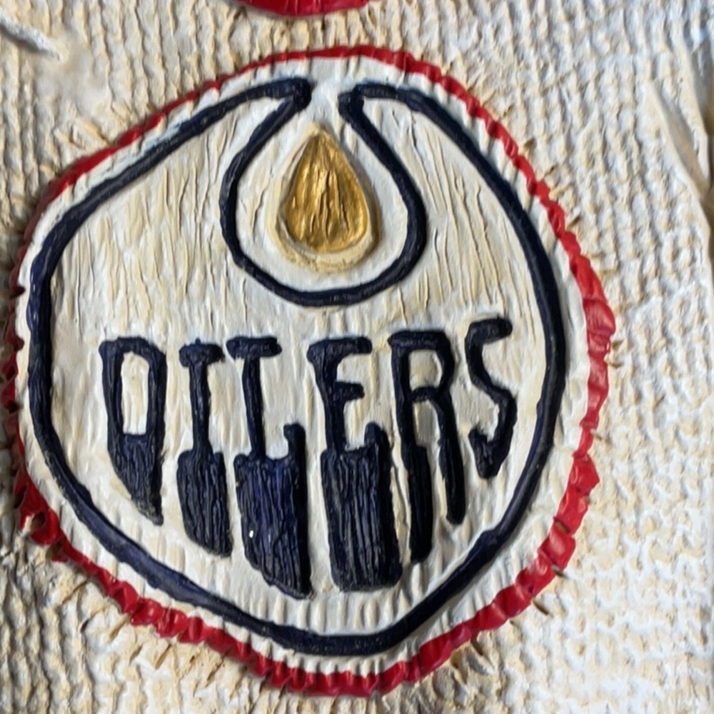 Vintage Edmonton Oilers jersey  Decor - Picture 4 of 7